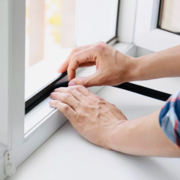 Замена уплотнителя окон